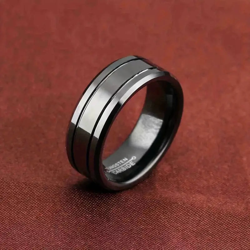 Black Tungsten Ring